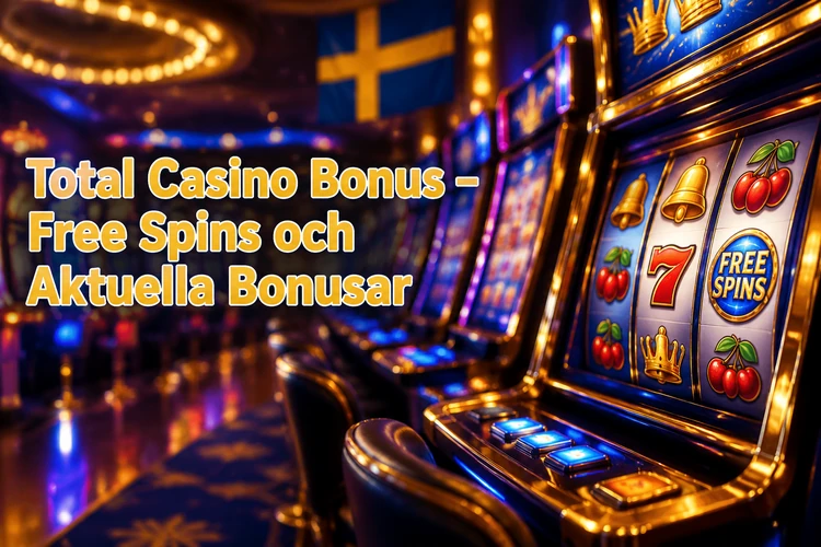 Total Casino Bonus - Free Spins och Aktuella Bonusar