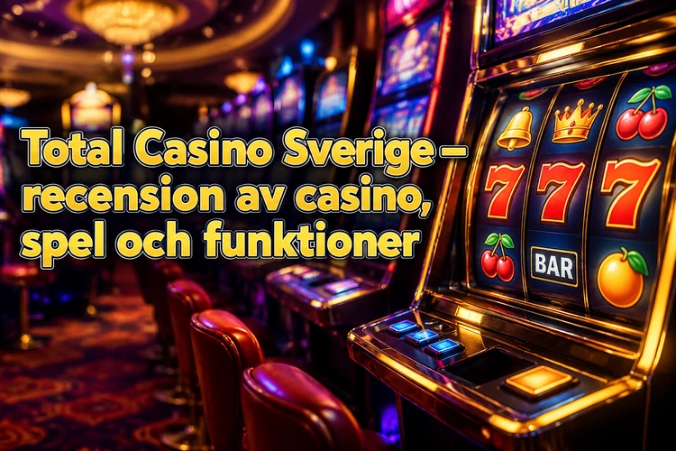 Total Casino Sverige - recension av casino, spel och funktioner